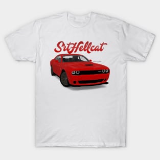 SRT HELLCAT Red Front T-Shirt